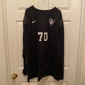 Virginia UVA Cavaliers Football Team Issued Nike #70 Black Practice Jersey 3XL